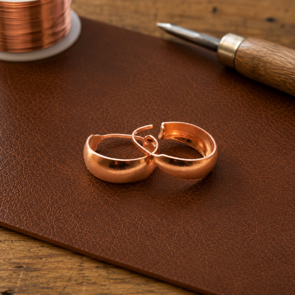 Ruth's Arid Copper Earrings
