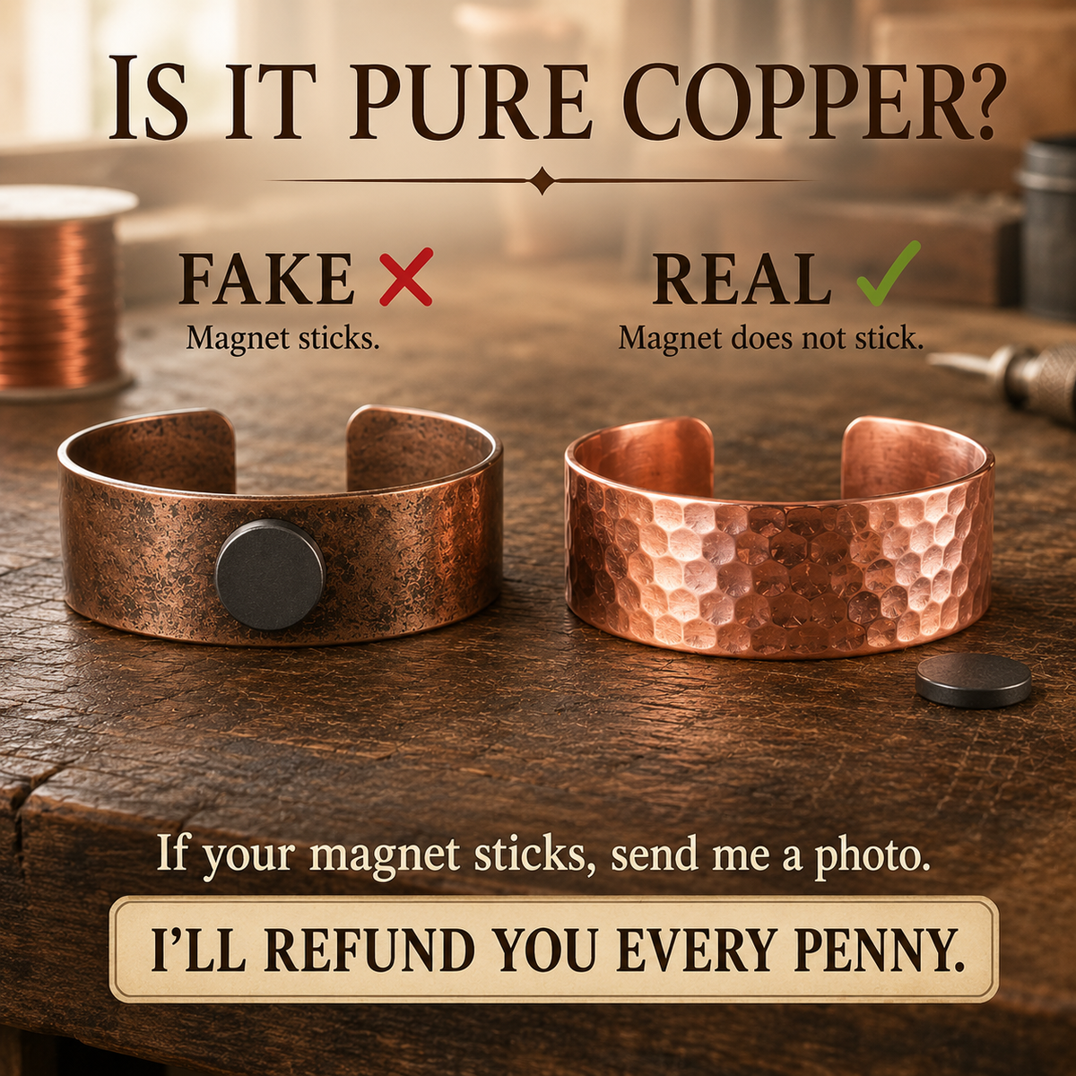 Ruth's Smal Copper Earrings