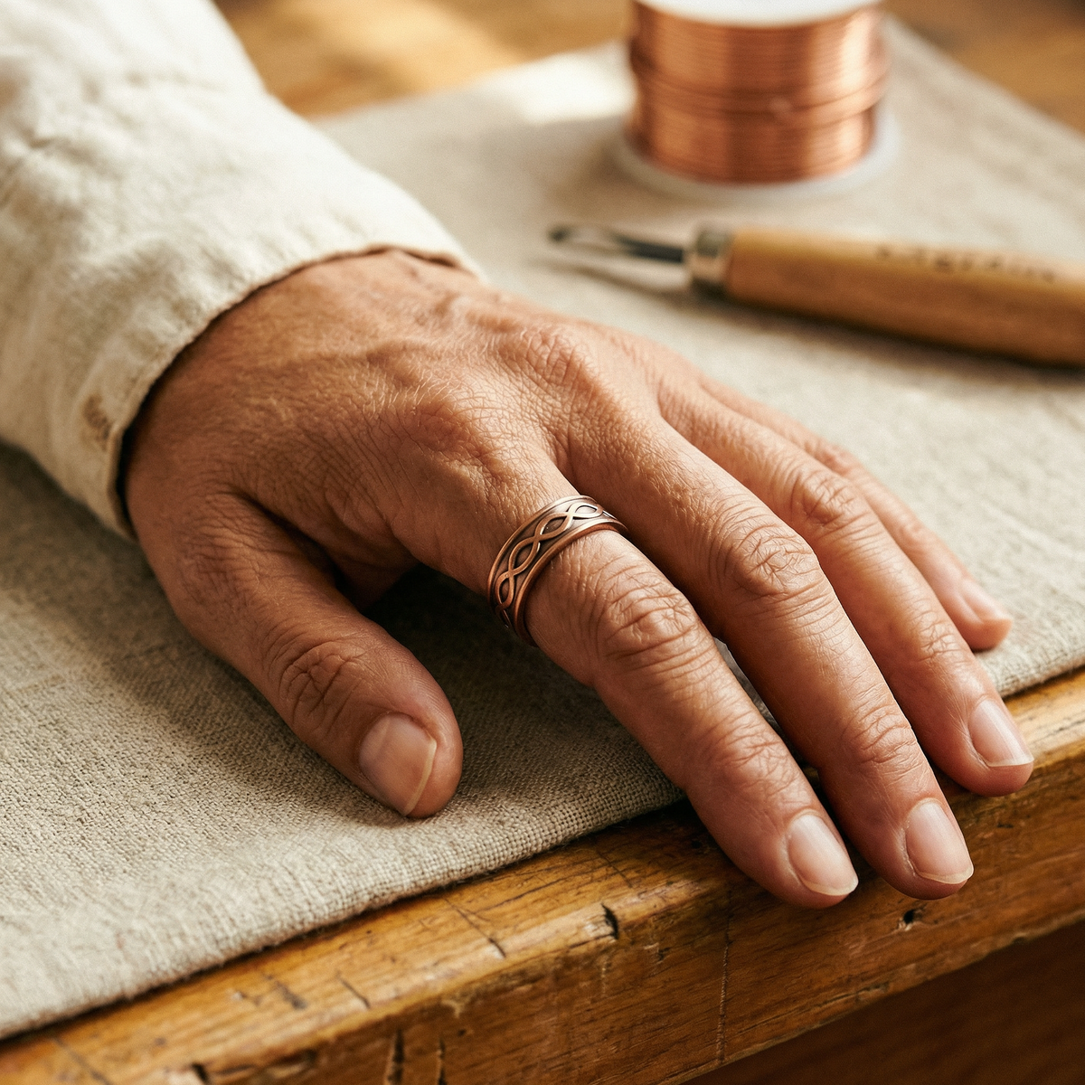 Ruth's Char Copper Ring