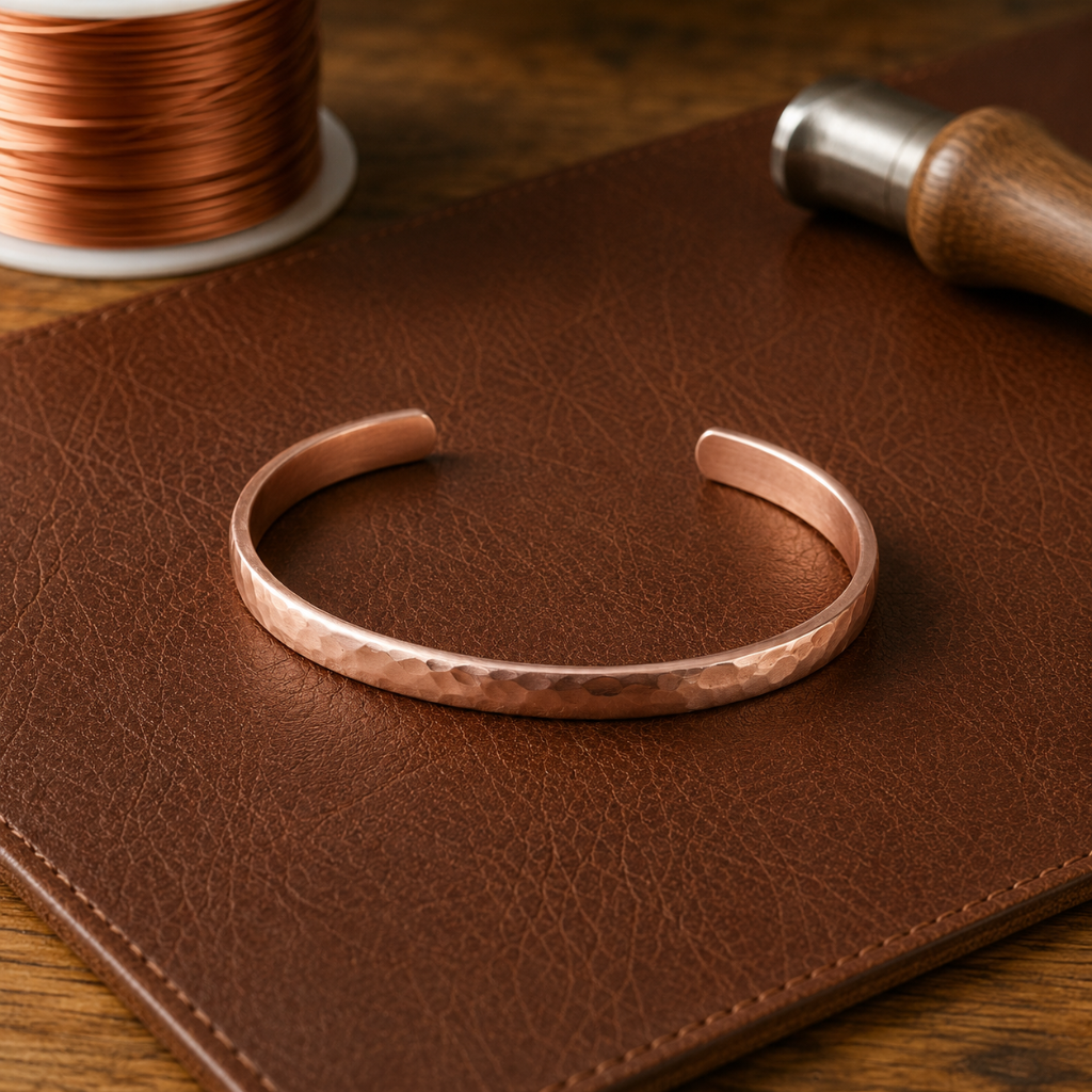 Ruth's Sand Copper Anklet