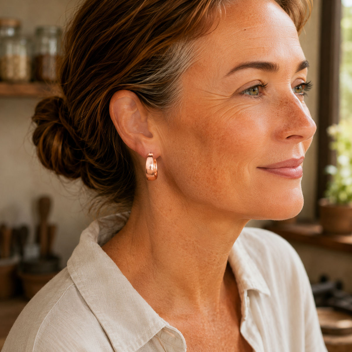 Ruth's Arid Copper Earrings