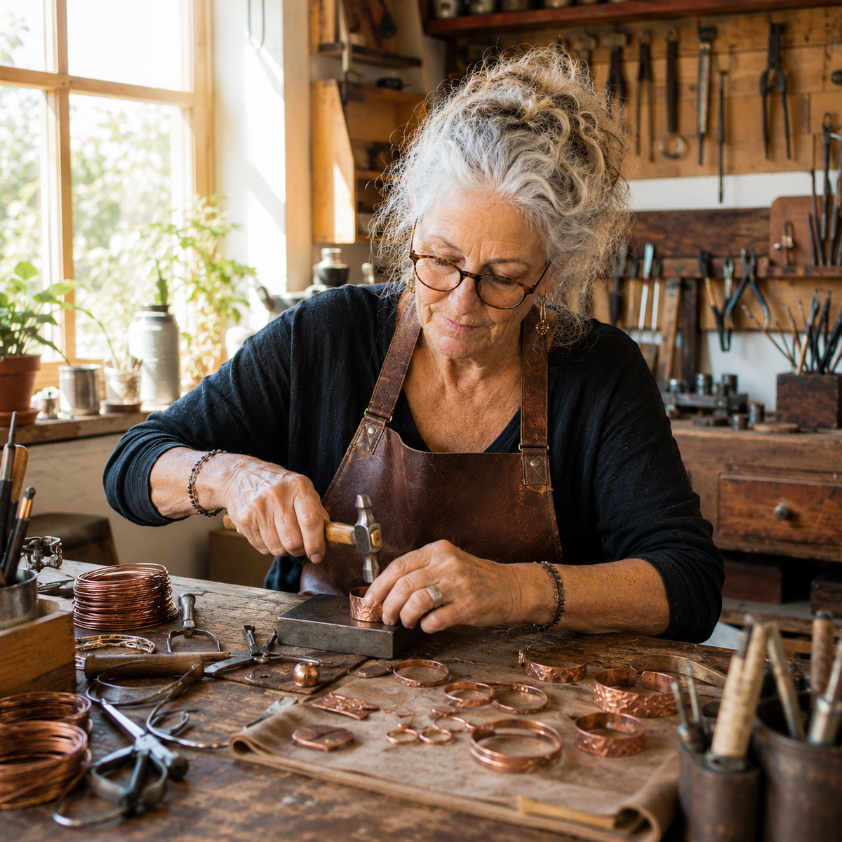 Ruth's Cove Copper Anklet