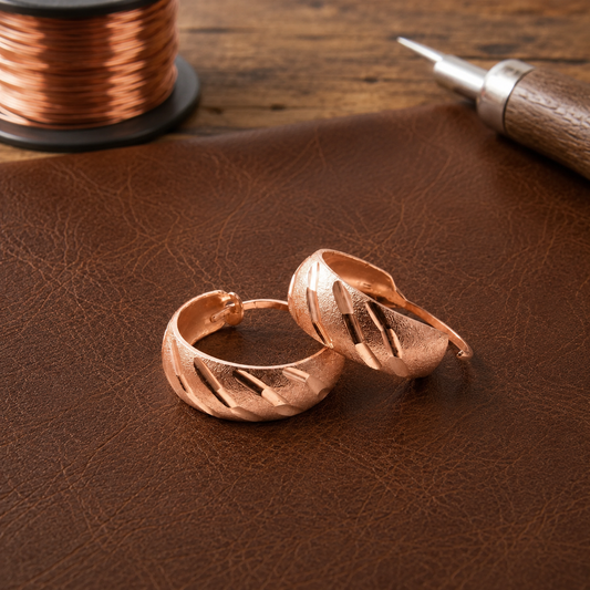 Ruth's Sienna Copper Earrings