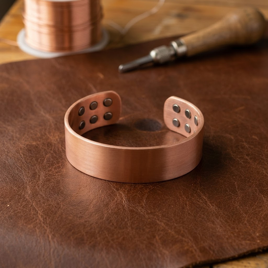 Ruth's Anvil Copper Bracelet