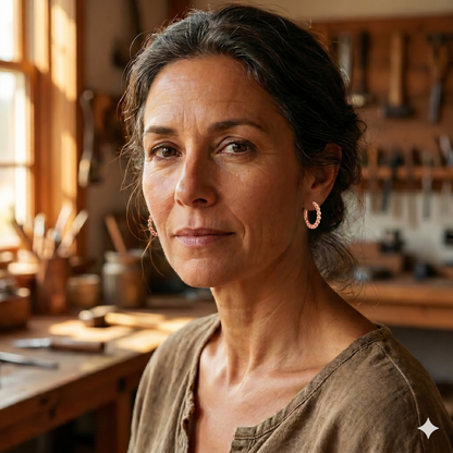 Ruth's Smal Copper Earrings