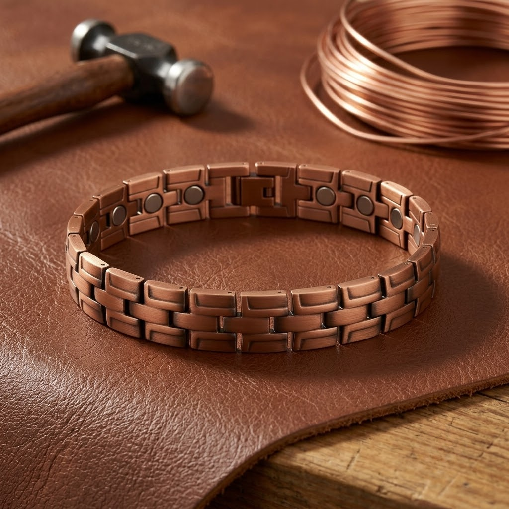 Ruth's Gorse Men's Copper Bracelet