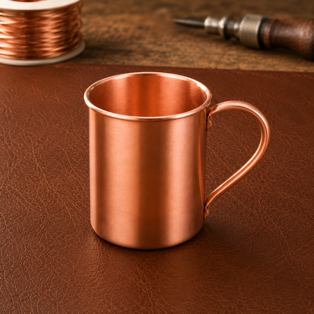 Ruth's Copper Plain Mug, 14 oz