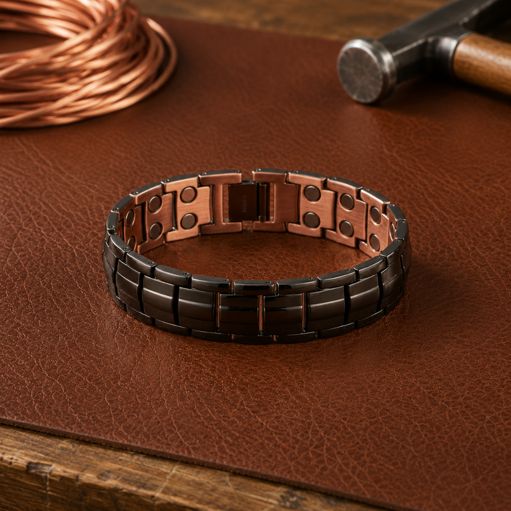 Ruth's Ochre Men's  Copper Bracelet