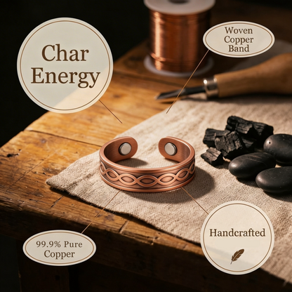 Ruth's Char Copper Ring