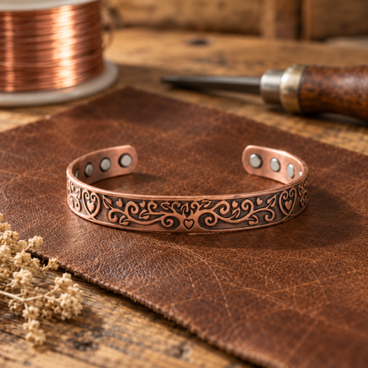 Ruth's Sari Copper Bracelet