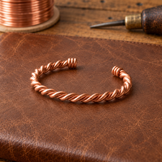 Ruth's Tensor Copper Bracelet