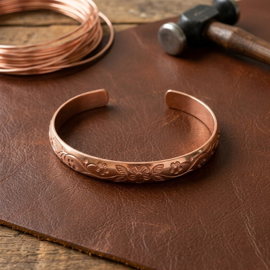 Ruth's Bloom Copper Bracelet