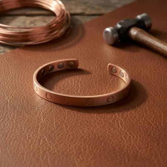 Ruth's Bolt Copper Bracelet