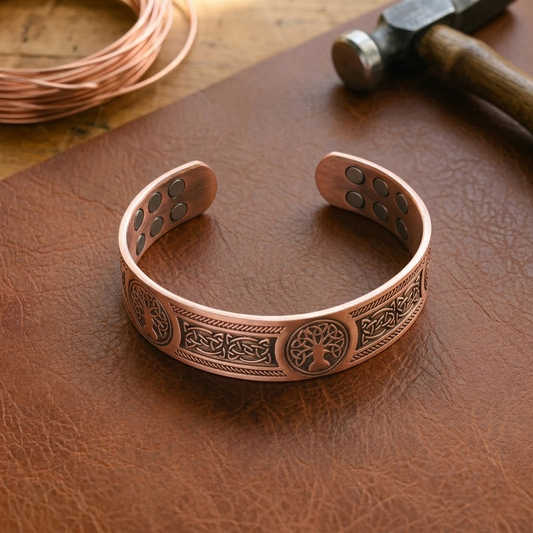 Ruth's Bough Copper Bracelet
