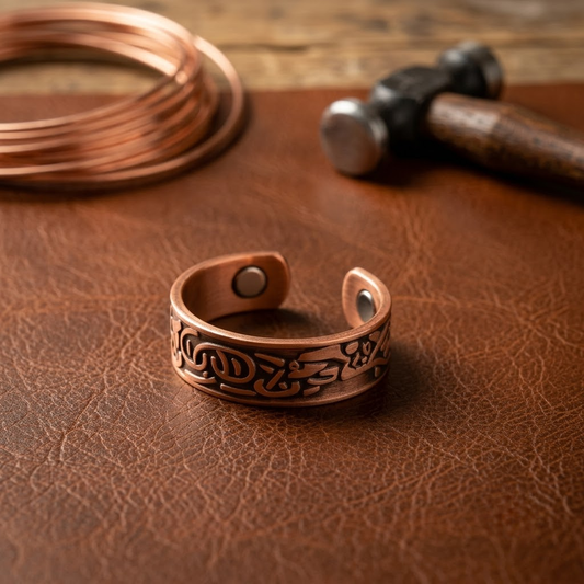 Ruth's Burr Copper Ring