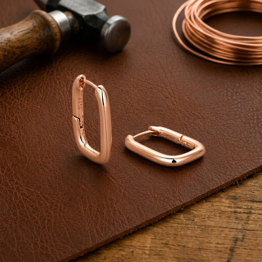 Ruth's Clasp Copper Earrings