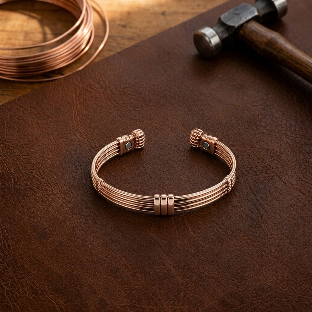 Ruth's Cord Copper Bracelet