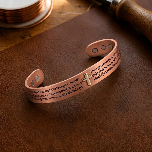 Ruth's Creed Copper Bracelet