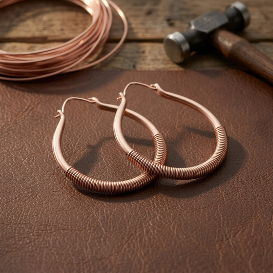 Ruth's Creek Copper Earrings