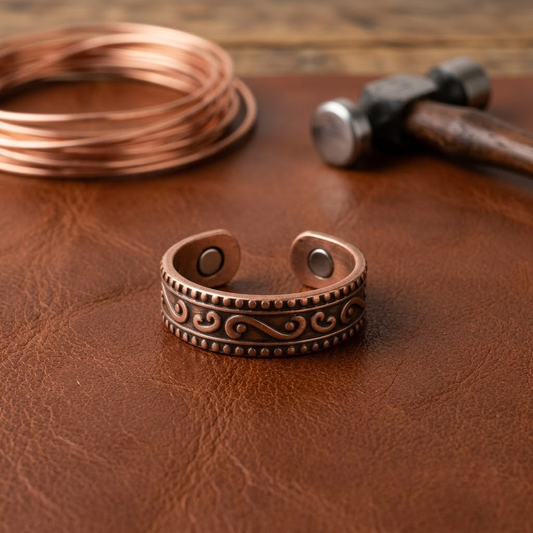 Ruth's Fern Copper Ring