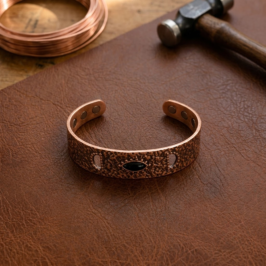 Ruth's Flint Copper Bracelet