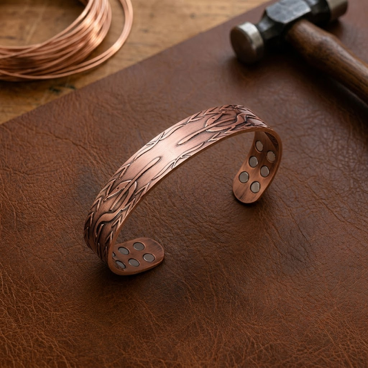 Ruth's Frond Copper Bracelet