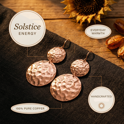 Ruth's Solstice Copper Earrings