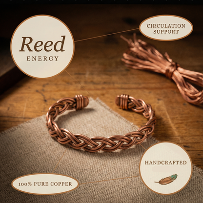 Ruth's Reed Copper Anklet