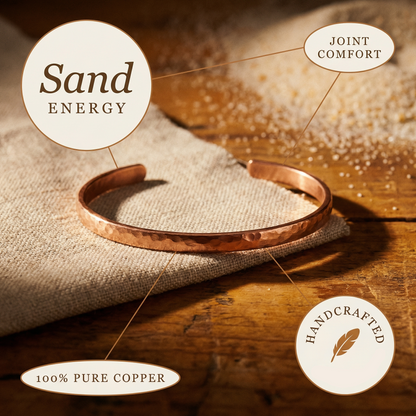Ruth's Sand Copper Anklet