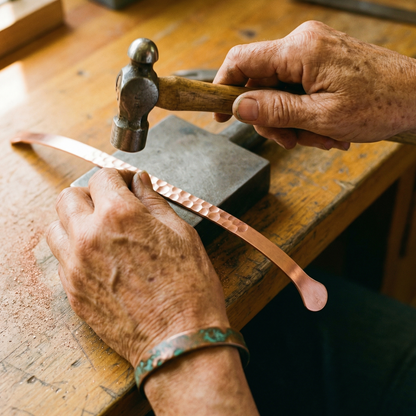 Ruth's Lodestone Copper Bracelet
