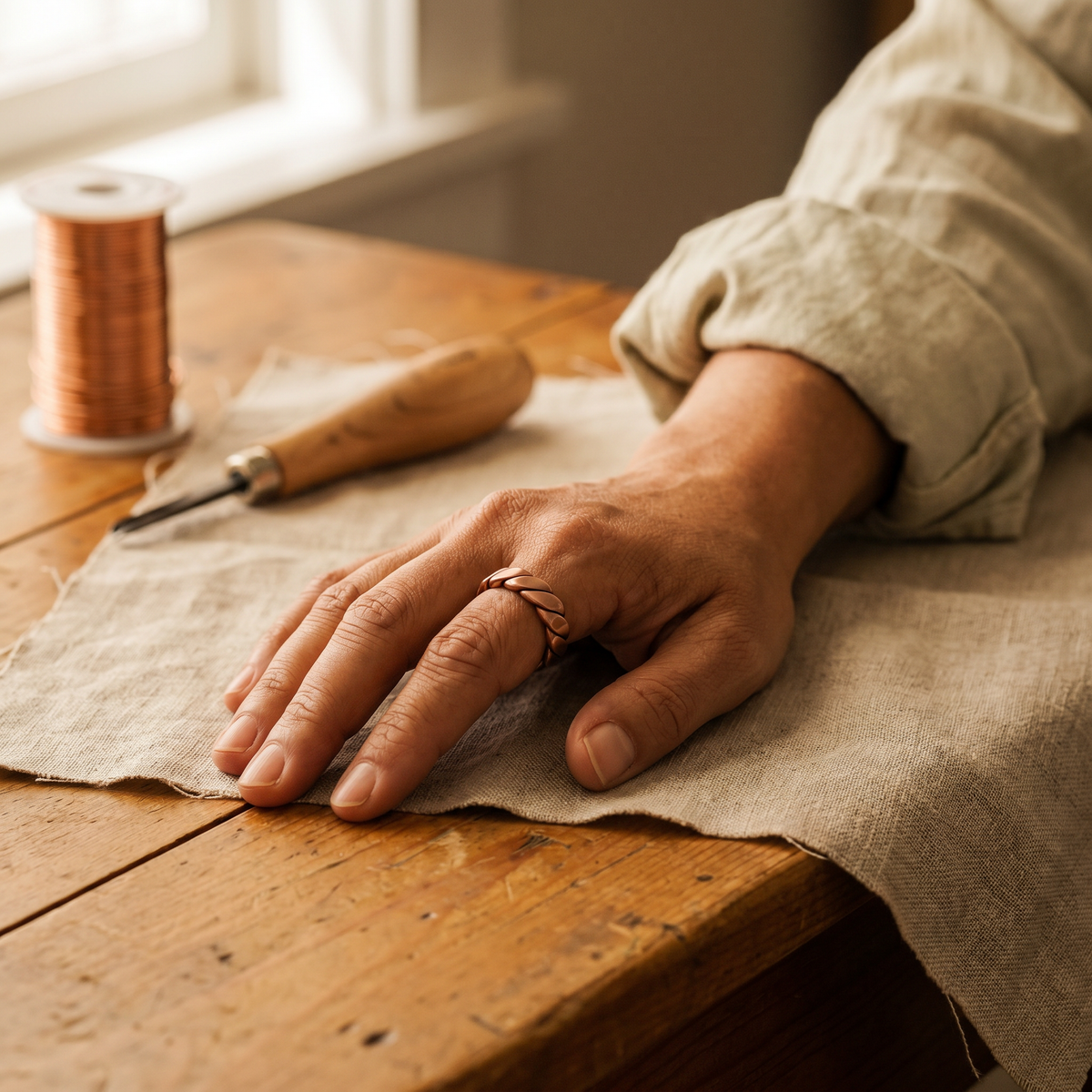 Ruth's Knap Copper Ring