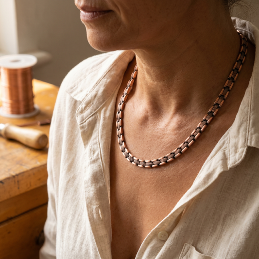 Ruth's Haze Copper Necklace