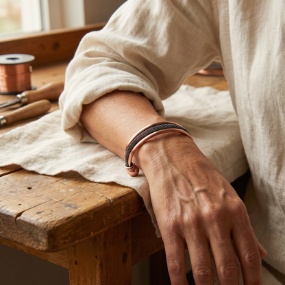 Ruth's Cairn Copper Bracelet