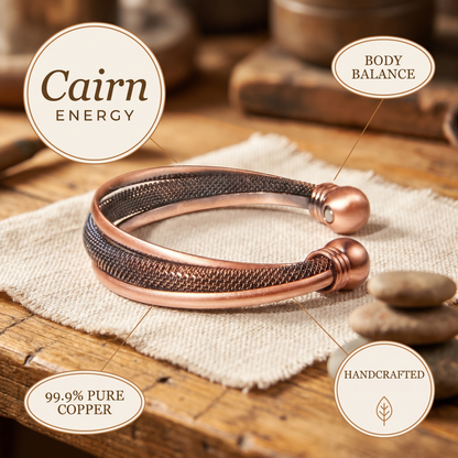 Ruth's Cairn Copper Bracelet