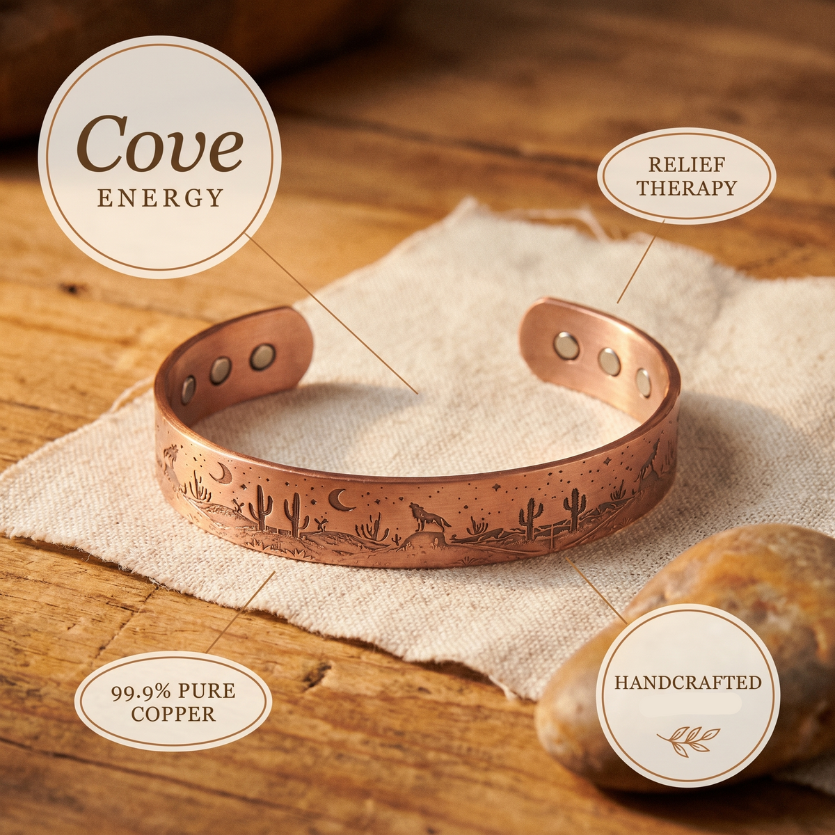 Ruth's Cove Copper Bracelet