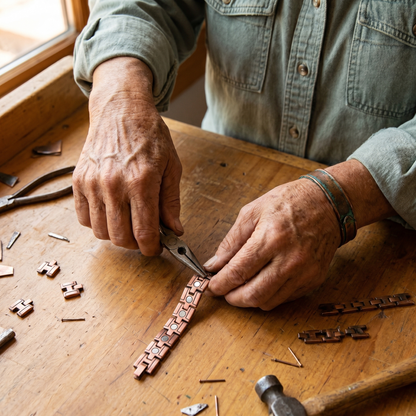Ruth's Gorse Men's Copper Bracelet