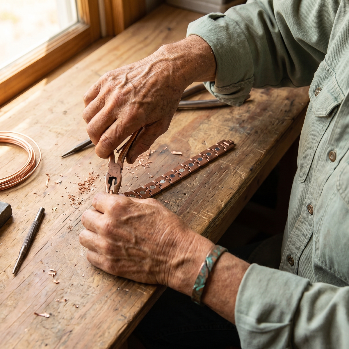 Ruth's Pike Men's Copper Bracelet