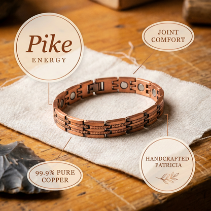 Ruth's Pike Men's Copper Bracelet