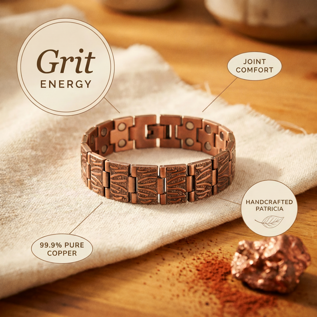 Ruth's Grit Men's Copper Bracelet
