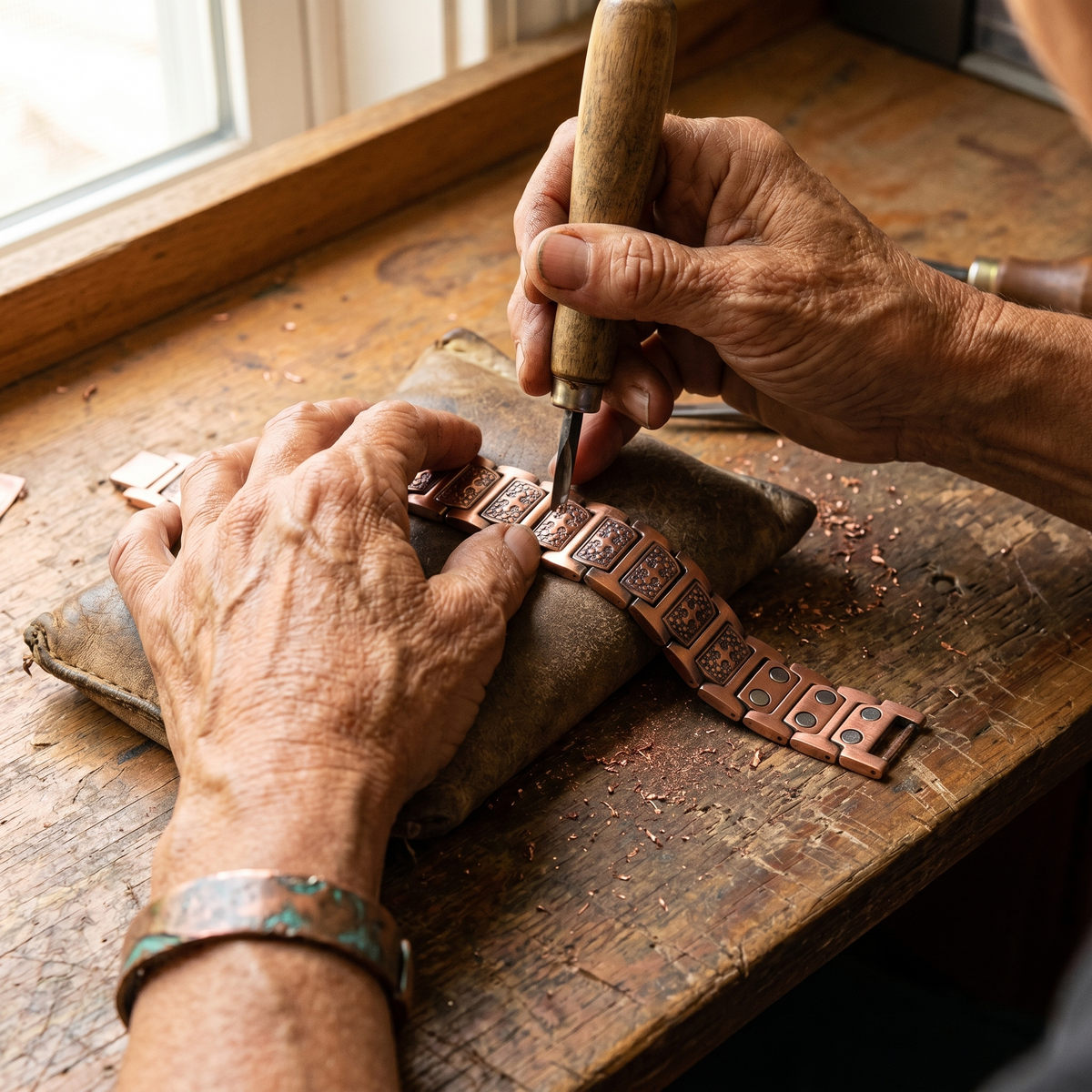 Ruth's Gale Men's Copper Bracelet