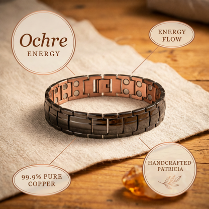 Ruth's Ochre Men's  Copper Bracelet