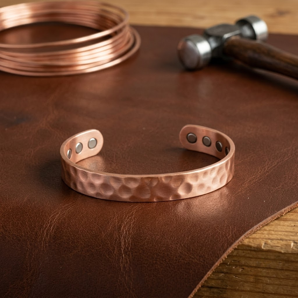 Ruth's Lodestone Copper Bracelet