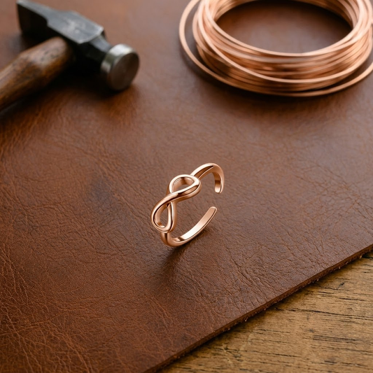 Ruth's Loop Copper Toe Ring