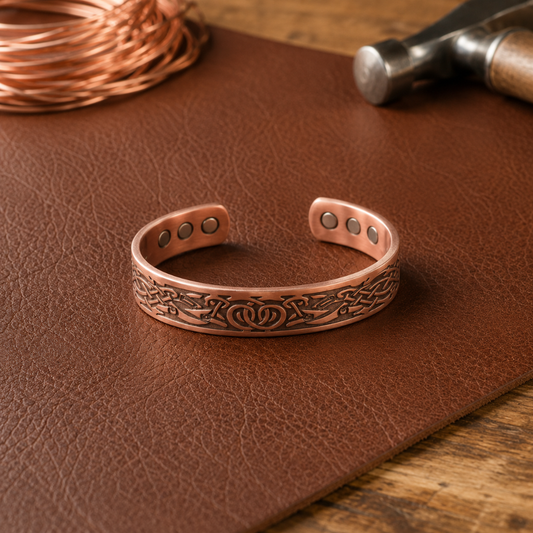 Ruth's Moss Copper Bracelet