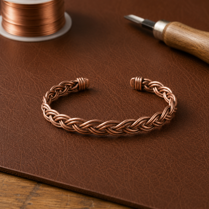 Ruth's Reed Copper Anklet
