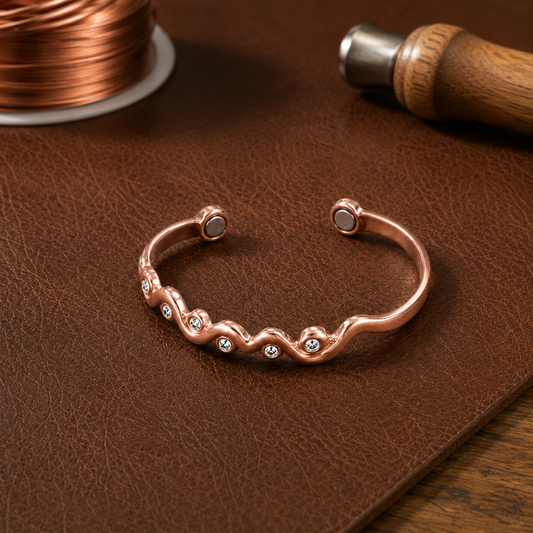 Ruth's Ripple Copper Bracelet