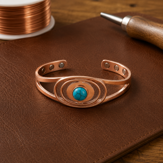 Ruth's Sedge Copper Bracelet
