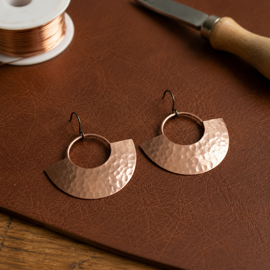Ruth's Sol Copper Earrings