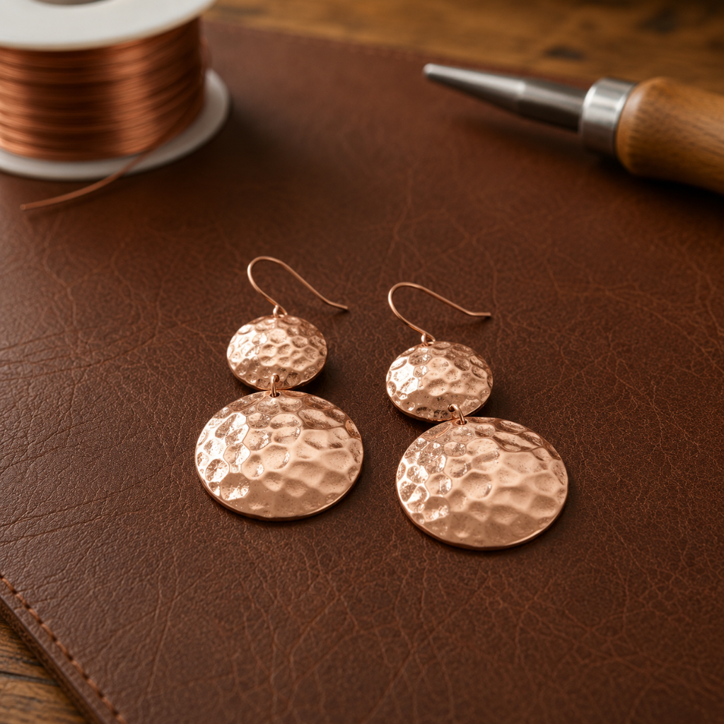 Ruth's Solstice Copper Earrings