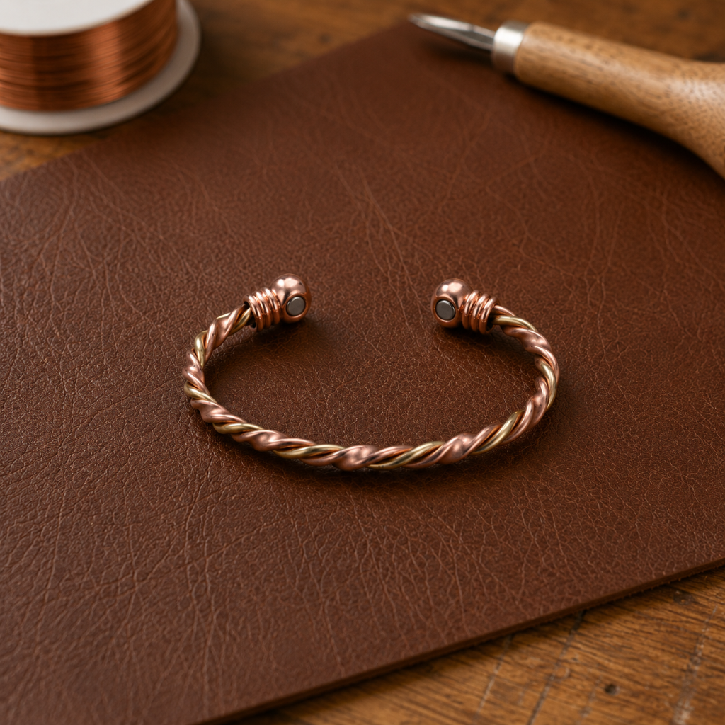 Ruth's Twine Copper Bracelet